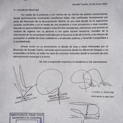 DESPIDO DE PERMISIONARIOS LLEGÒ AL CONCEJO