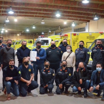 EL MUNICIPIO DONÓ UN TERRENO A BOMBEROS VOLUNTARIOS DE VENADO