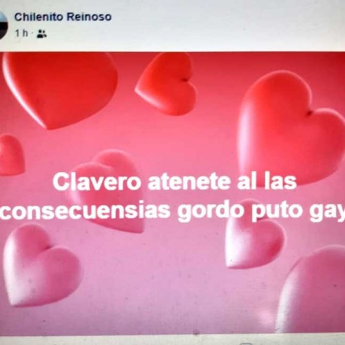 REPUDIO POR MENSAJE INJURIOSO CONTRA EL FISCAL CLAVERO