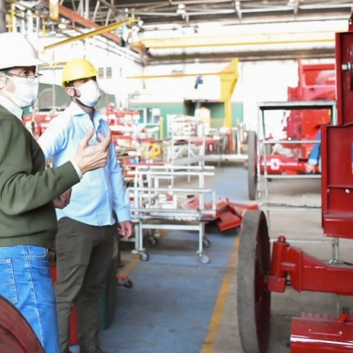SUKERMAN VISITO EMPRESAS EN ACTIVIDAD DEL DEPARTAMENTO