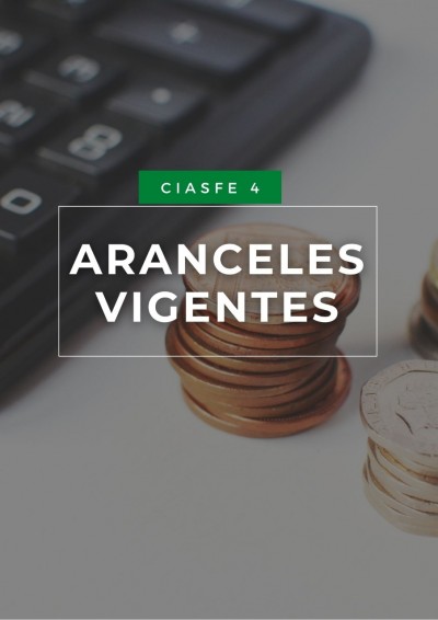 ARANCELES VIGENTES