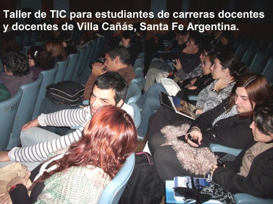 Nueva capacitación para docentes en Villa Cañás, Santa Fe, Argentina. 