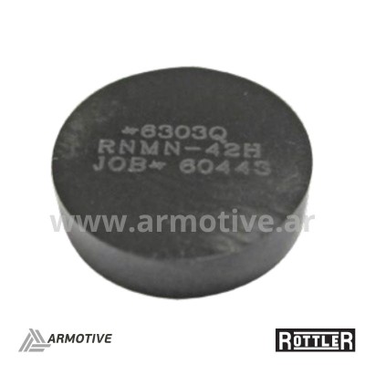 Inserto redondo CBN doble cara 1/2