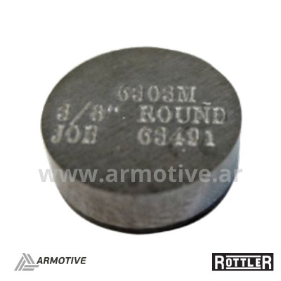 Inserto redondo PCD, 3/8