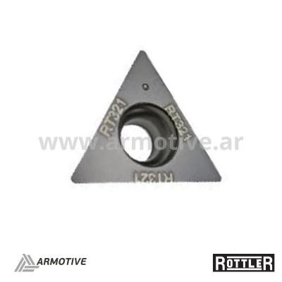 Inserto triangular, 9,52 mm radio de 0,40 mm RT321