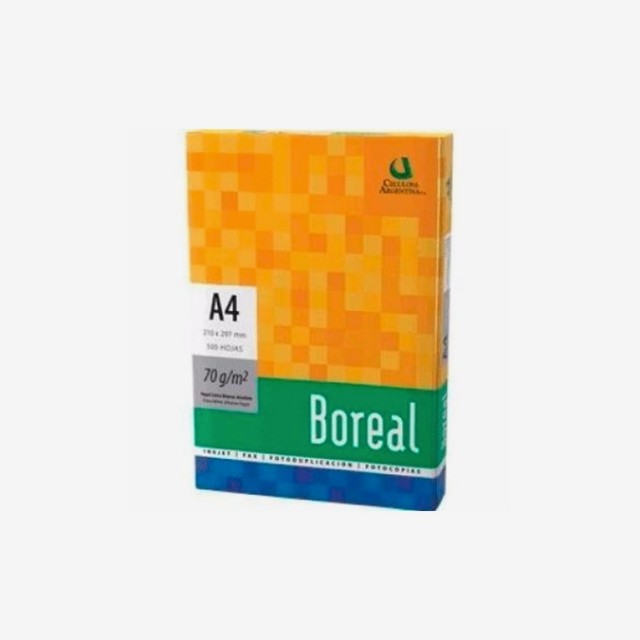 Resma A4 Boreal 70 Grs Dimension Comercial Srl Maipu 961 Venado Tuerto Santa Fe Argentina 8690