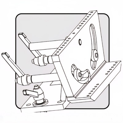 Sistema de fijación inclinada