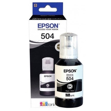 Tinta Original Epson T504 Black, DIMENSION COMERCIAL SRL, venado tuerto 