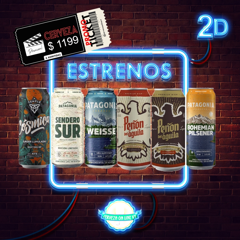 Cervezas Promo 2D, Cerveza Online VT, Venado Tuerto