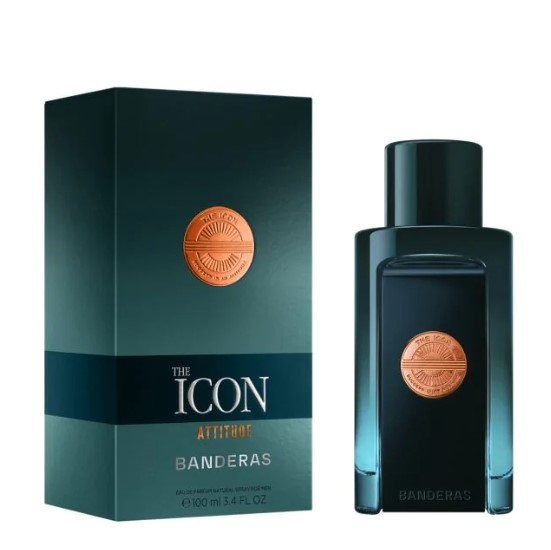 AB THE ICON ATTITUDE EDP  x100, Perfumeria BERMELIA , venado tuerto 