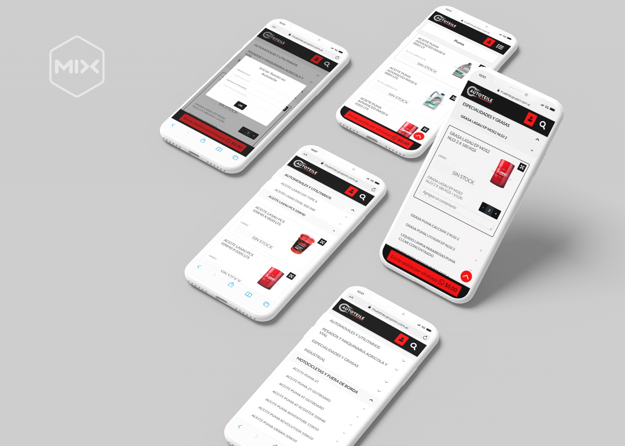 Sitio de Pedidos B2B MÃ³vil para Autoteile: Eficiencia para Mayoristas, Agencia Mix Marketing, Branding y Medios digitales, venado tuerto