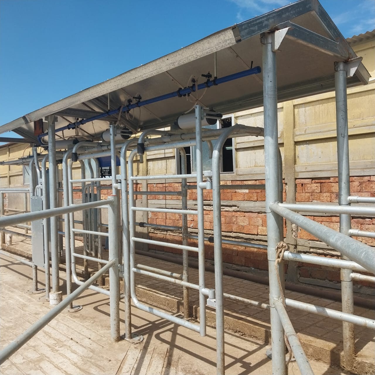 Nueva Puerta de Aparte AutomÃ¡tica en Tambo 12 de Las Becerras en Estancia OriÃ³n, PUGNALI AGROINDUSTRIAL, venado tuerto